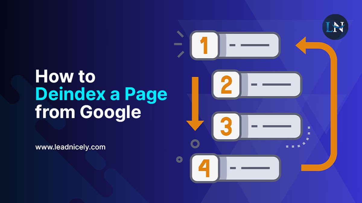 How to Deindex a Page from Google
