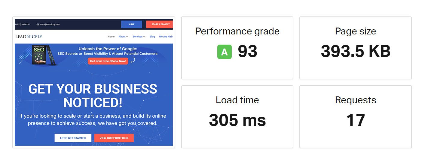 Improve Page Speed